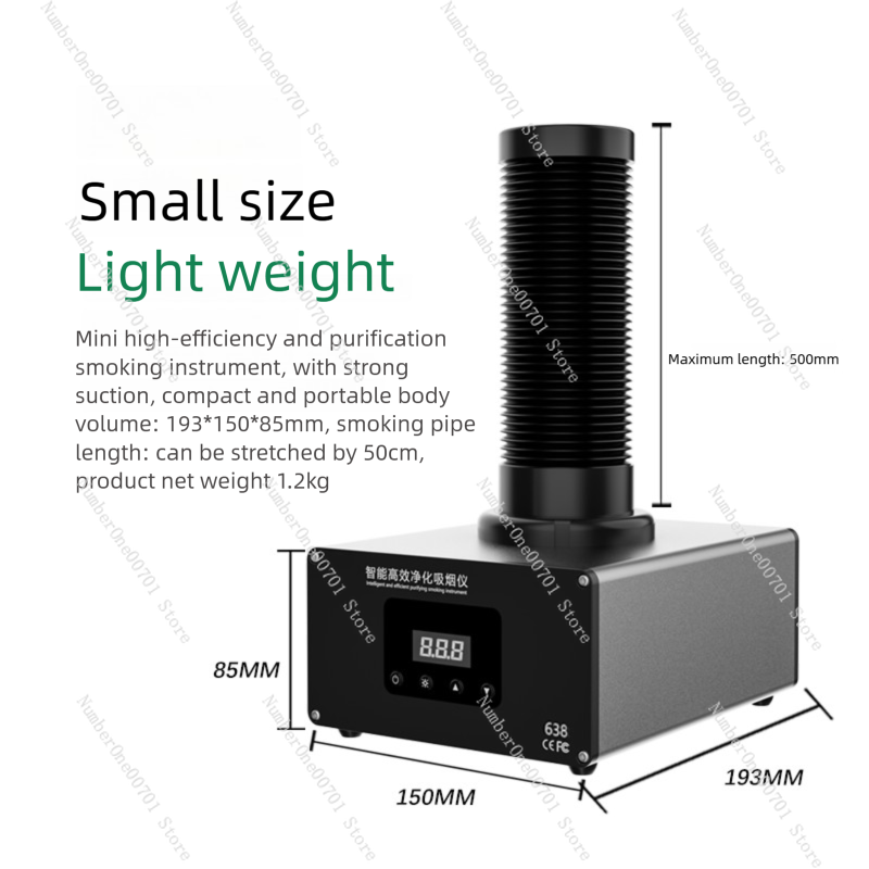 TBK638 Mini extractor de humo  - Fume Extractor Laser reseña y precio