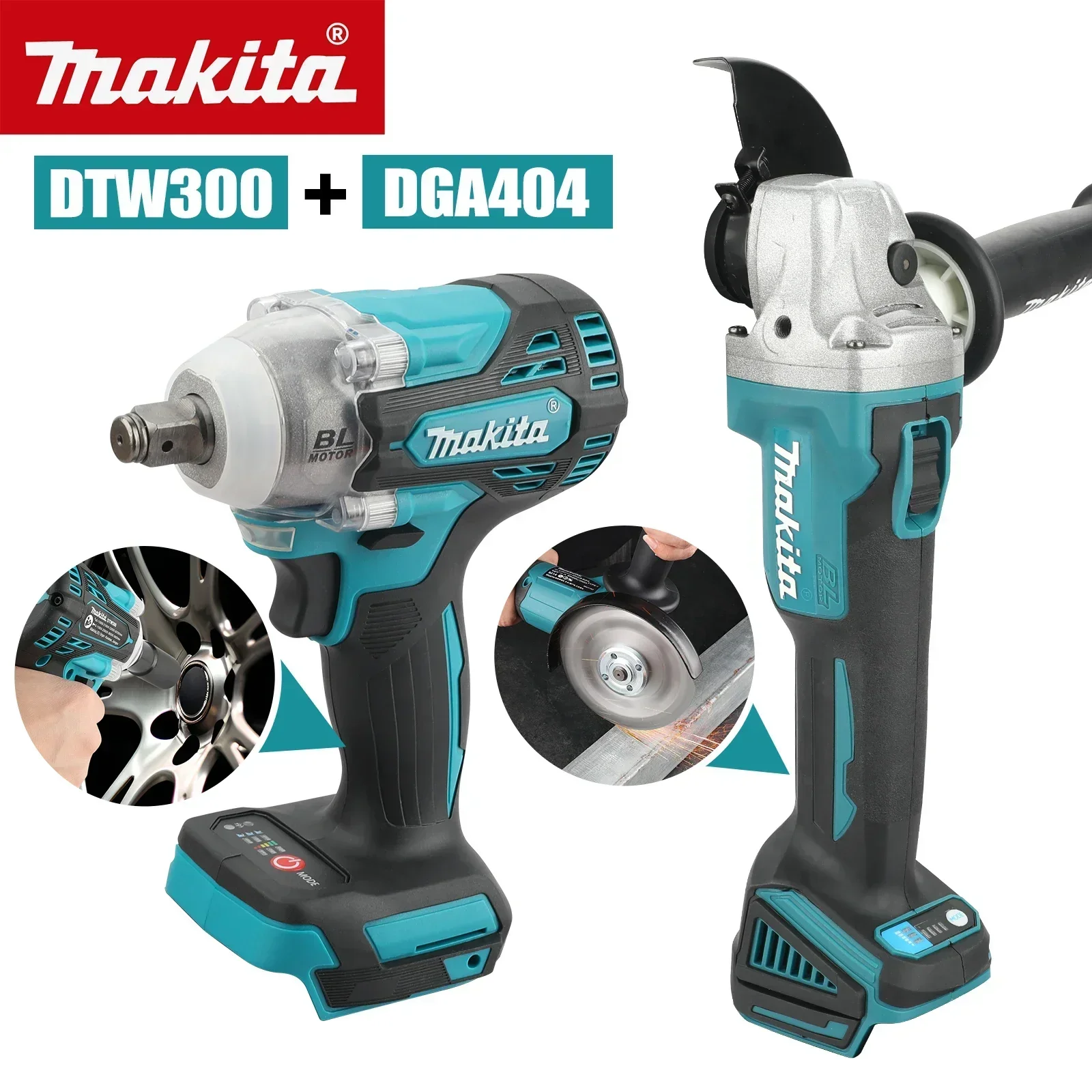 Combo Makita DTW300 o DGA404:  - Makita Drill Dtw300 reseña y precio