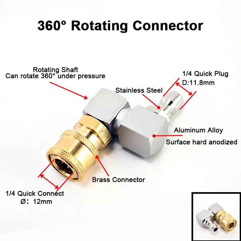 360 °   Adaptador de lavadora  - Laser Nozzle Ceramic reseña y precio