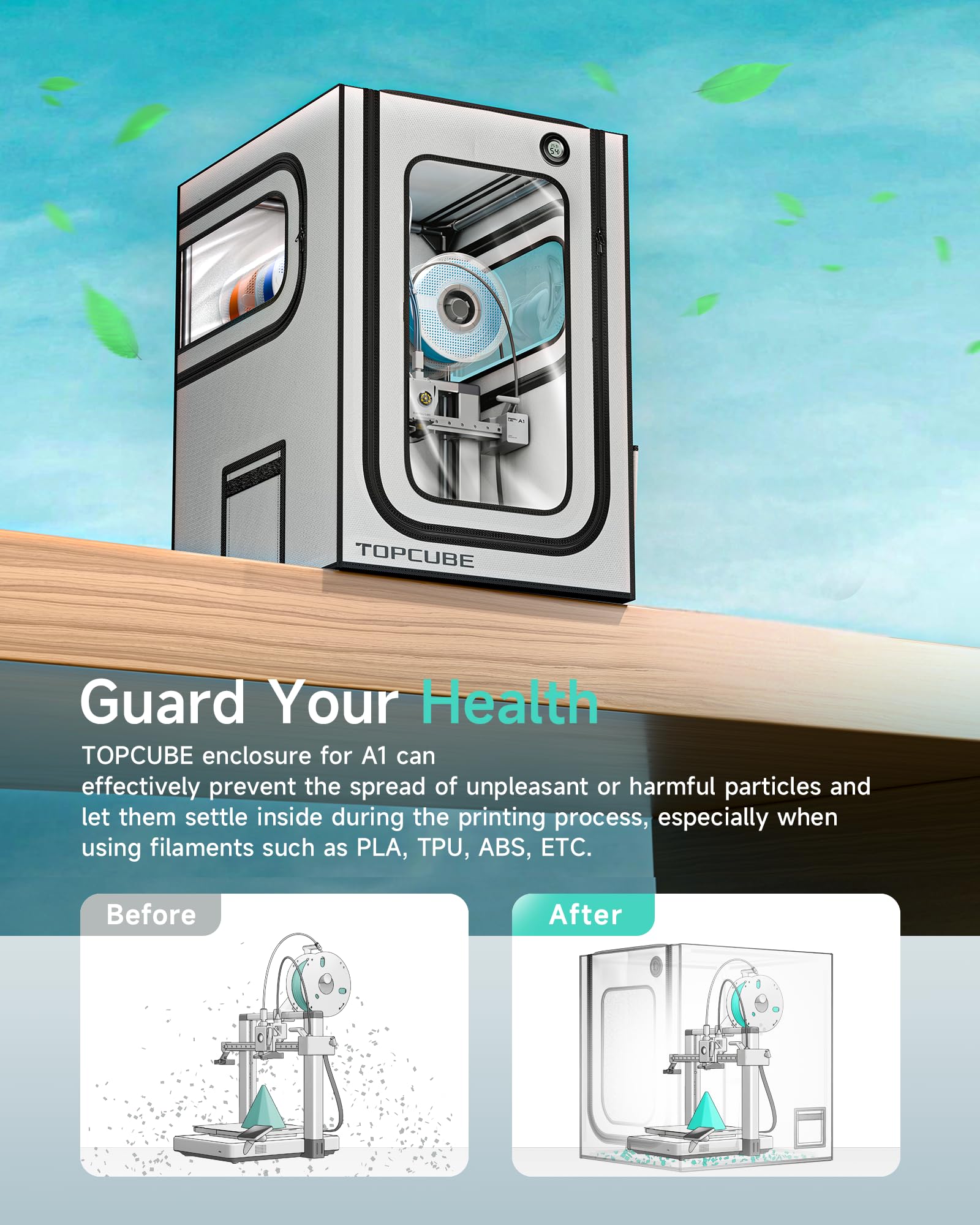 Caja de protección para impres - Fume Extractor Laser reseña y precio